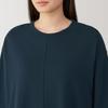 MUJI Loosely Twisted Sweatshirt Long Sleeve Loungewear Size S Women's Set, Navy, (FD1LAA5S)
