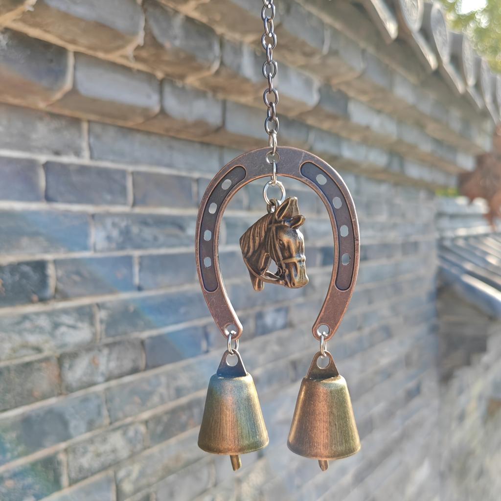 Retro Wind Chimes, Creative Horseshoe Design, Outdoor Love Wind Chimes, Courtyard Wind Chimes, Perfect Garden Hangings