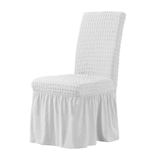 1 Piece Bubble Lattice Elastic Chair Covers Office Chair Cover With Back Spandex Chair Covers For Kitchen/Dining Room