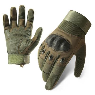 Taktische Softshell-Kampfhandschuhe Z192 für Herren – Lange Finger, Touchscreen-kompatibel, rutschfest, Militär-Fahrradhandschuhe für den Außenbereich