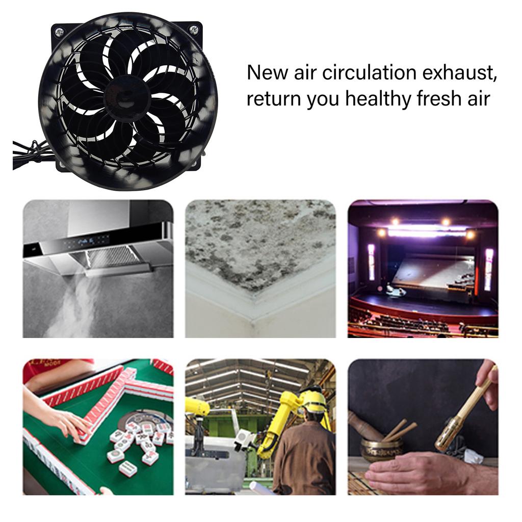 Ventilator de conductă în linie 12V Ventilator de extracție pentru baie Bucătărie 3000RPM Suflantă mică de extracție pentru birou hol hidroponic bucătărie