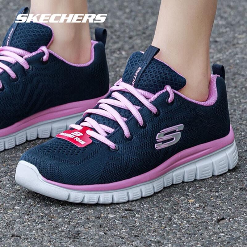 Skechers Women s Cushioned Lightweight Mesh Sports Shoes 7.5