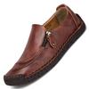 Popular Men Casual Shoes Breathable Brown Sneakers Fashion Driving Walking Tennis Shoes for Male Skate Fashion Flats