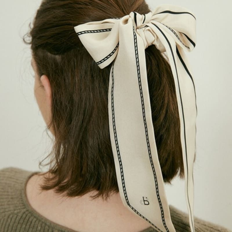 

BB’DE SOLI’DE lean hair scarf (2color) beige