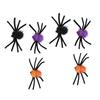 6pcs Spider Hair Clips Party Decoration Hairpins Props Funny Spider Clip Hair Accessories for Festiv