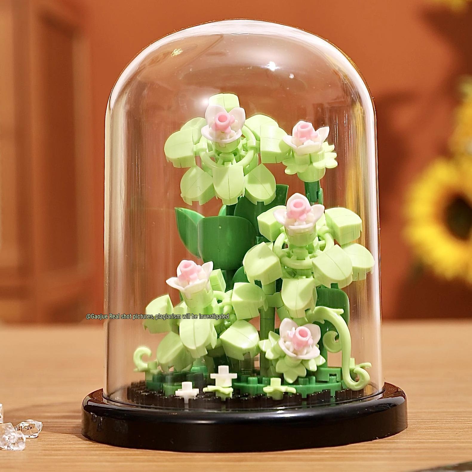 

Конструктор «Цветок гибискуса» - Совместим с Lego, Детская сборочная игрушка, Подарок на День святого Валентина