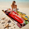 Lightning McQueen Beach Towel Outdoor Camping Beach Towel for Vacation Swim Outdoor Pool Absorbent Bath Towel