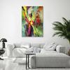 Canvas Print, Colourful Painted Abstraction