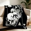 Coperta Plaid Morbida Calda in Flanella Anime B-Black B-Butler S-Square E-Enix, Multiuso per Divano Letto Ufficio Riposo
