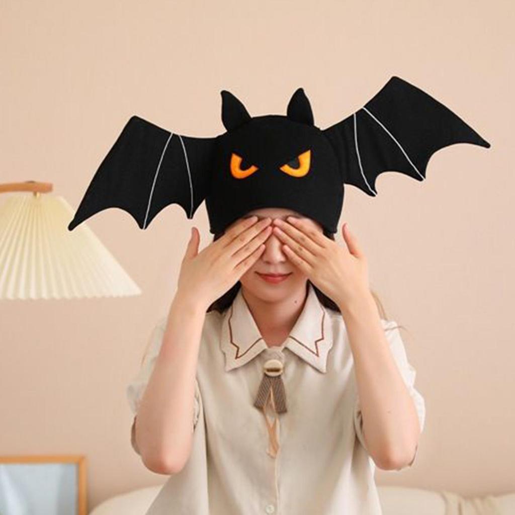Bat Costume Hat Cute Bat Wings Halloween Party Hat Spooky Headwear Party Accessories For Teens Photoshoots Performance Men