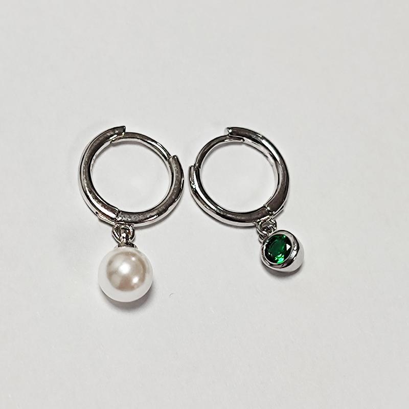 

ANENJERY женские модные украшения сердце круг обручи серьги женские минималистичные хип-хоп пряжки для ушей