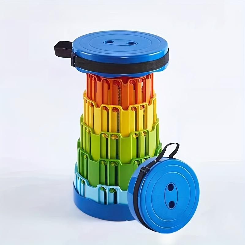 AdventureMate Ultra-Portable Folding Stool - Durable & Comfortable for Camping, Beach, Fishing  Quick Setup, Space-Saving Design