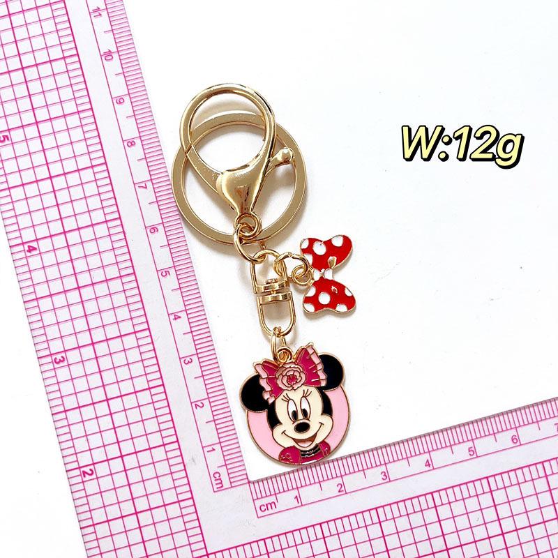 Minnie & Mickey Cute Cartoon Pendant Keychain for Earphones, U Disk, AirPods, Car, Bag, and Couples
