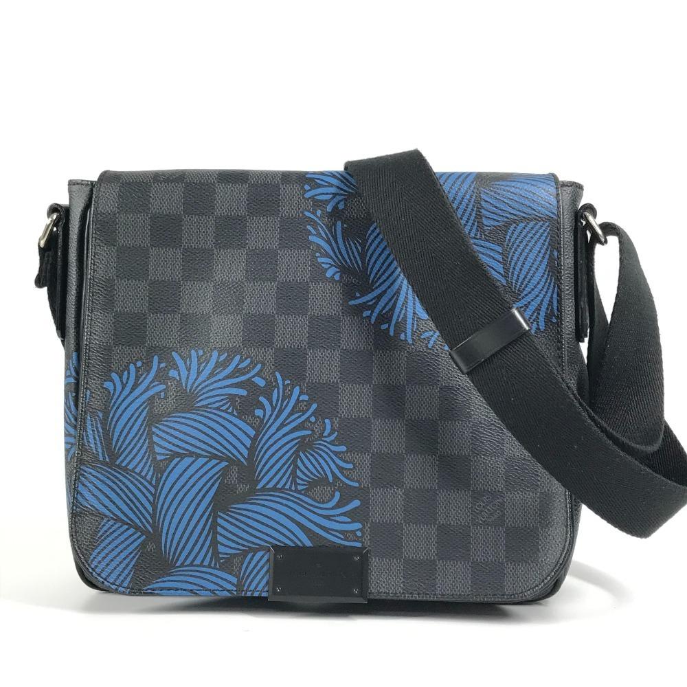 Louis Vuitton  N41714 DamierGraphite District PM Christopher Nemeth Shoulder Bag