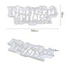 Happy Birthday Letter Shape Cutting Mold Fondant Mold Baking Cake Decoration Tool