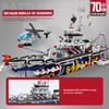 Military Building Blocks Set Mechanical Warship Construction Airplane Battleship Model Toys for Kids Christmas Birthday Gift