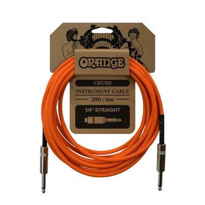 Orange CRUSH Instrumentenkabel Gerade CA036 Gitarrenkabel 20ft/6m 1/4"