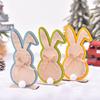 New Style, Easter, Wooden Crafts, Rabbit Silhouette, Minimalist Nordic Style, Home Wooden Crafts, Decorative Ornaments