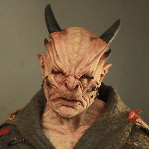 Halloween Horns Warcraft Mask Velikonoční horor Cow Devil Rohy Spoof Mask