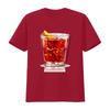Uomo Negroni Un Terzo Aperitivo Cocktail Campari T Shirt da Uomo Moda Stampa vintage Lavata Unisex grafica Elastica