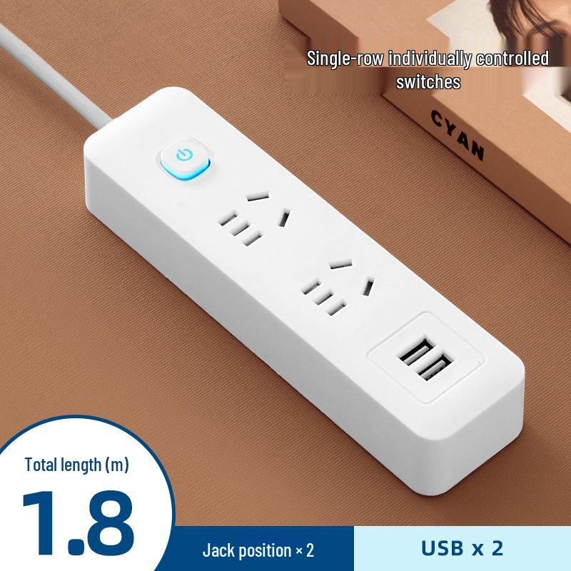 Prelungitor multifuncțional Xiaomi Home cu porturi USB și cablu de extensie