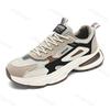 Man Casual Sneakers Comfortable Breathable Mesh Sport Shoes Fashi Versatile Outdoor N Slip Hard-wearing Chunky Running Shoes