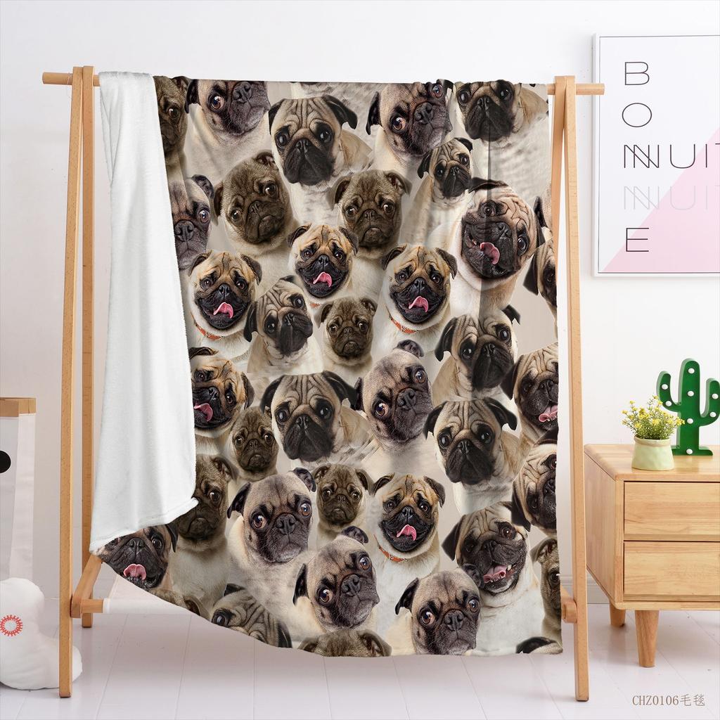 Blanket Small Fresh Blanket Flannel Blanket Cat Dinosaur Blanket Blanket