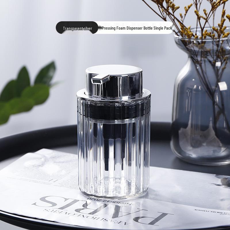 Electroplated Refillable Shampoo & Shower Gel Dispenser