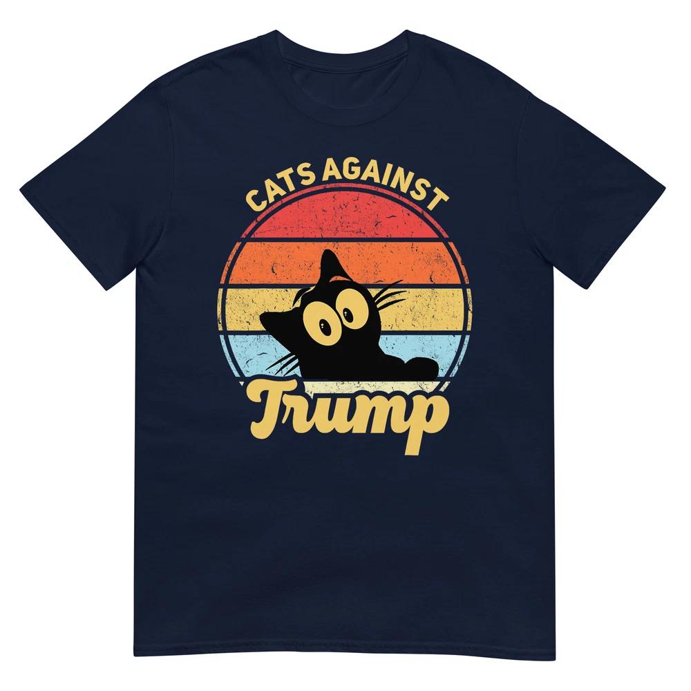 Cats Against Trump Funny Anti Trump 2020 Election Funny Cat Tshirt S