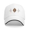 American Football Heartbeat Cap Fashion Casual Baseball Caps Adjustable Hat Hip Hop Summer Unisex Baseball Hats Customizable