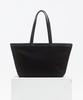 Winder Downtown Leather Trim Tote Bag - Black