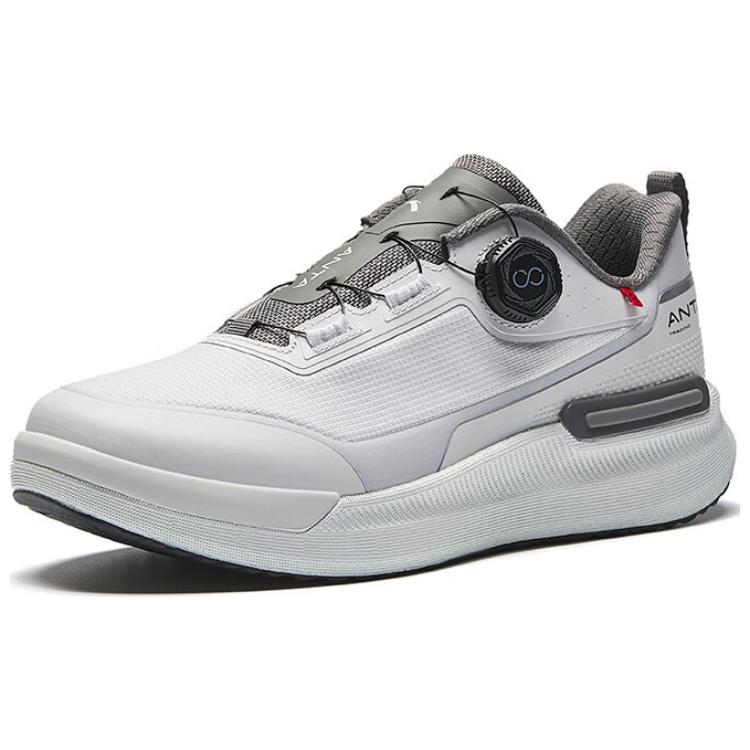 New Anta Ten Thousand Miles Slip Resistant And Abrasion Resistant Coverage Low Top Training Shoes Men's Sand Grain Gray 112517771-2