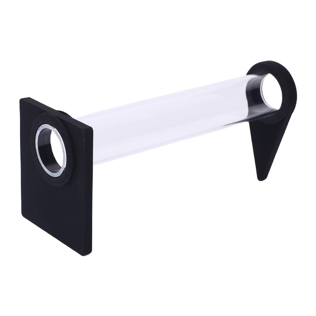 Billiard Stroke Trainer Acrylic Transparent Pipe and 2 Adjusters Pool Aiming Practice Tool for High Medium Low Strokes