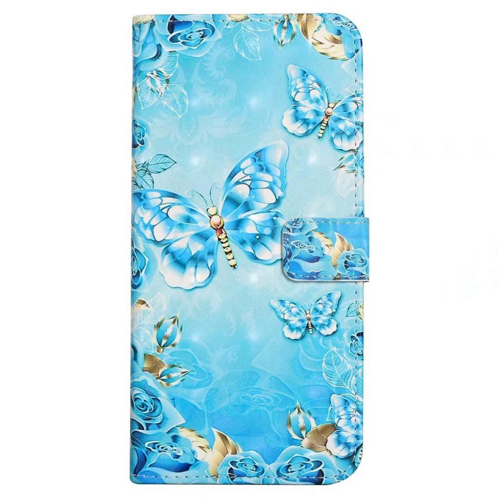 Hülle für 600 Lite 5G - Leder/PU, Blau
