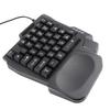 Gaming Waterproof and Wide Palm Black Keyboard for Computer and Mobile Games K13 Gaming Mini 35-Key One-Handed Keyboard, Anti-Slip Design, Rest,