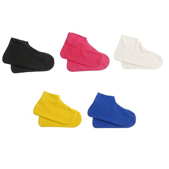 Rain Boots Covers Waterproof Non Slip High Tenacity Latex Shoe Covers Foldable Elastic Fit for Hiking Camping Outdoor Travel Safety