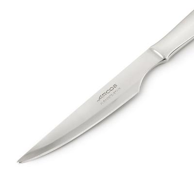 Steak Knife - Arcos - Monoblock - 110 Mm - Stainless Steel - Smooth Edge