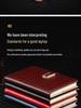 Premium A5 Faux Leather Business Notebook with Custom Logo for Office Meetings