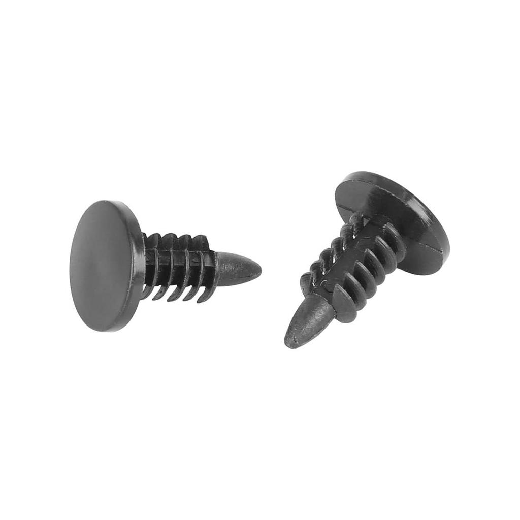 uxcell Bolt Rivet Fastener 6mm Hole Diameter Plastic Trim Panel Fixing Clip Compatible with GM Black 20pcs