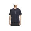 Adidas Shmoofoil Star Rider T-Shirt Cartoon Anime Print Round Neck Short Sleeve Men Tops Legendary-Ink-Blue JD3269