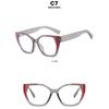Women's Glasses, Fashionable Cat-eye Large-frame Glasses.