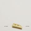 5pcs Resin horn tip two-hole button down jacket trench coat rope button double-sided nylon coat jacket decorative button