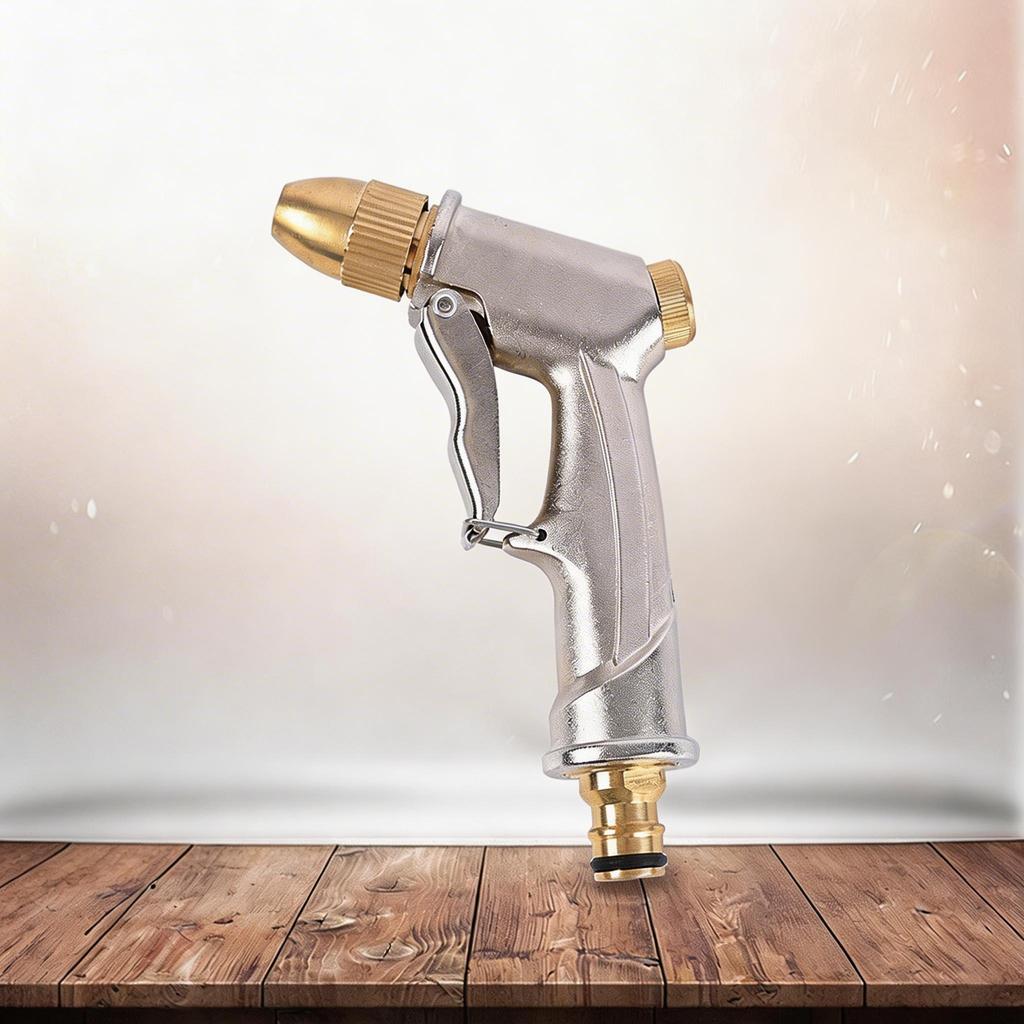 Metal Brass High Pressure Water Spray Gun for Garden Hose Car Wash Sprayer Lawn Sprinkler Pipe Car Wash Tool