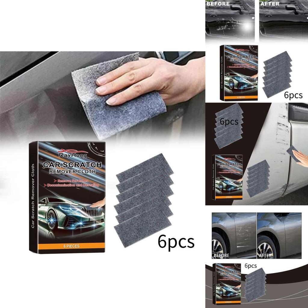Rayhong Nano-Kratzer-Reparaturtuch für Autos Premium-Qualität Sechs-teiliges Set für Lackpflege und -wiederherstellung