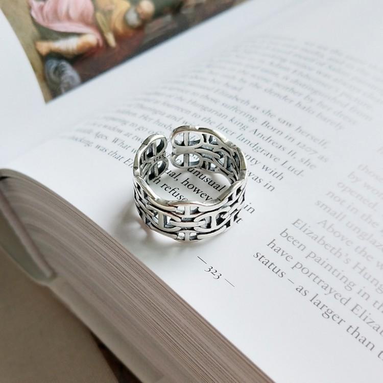 

Модное и стильное корейское серебряное разомкнутое кольцо для женщин с уникальной геометрической формой