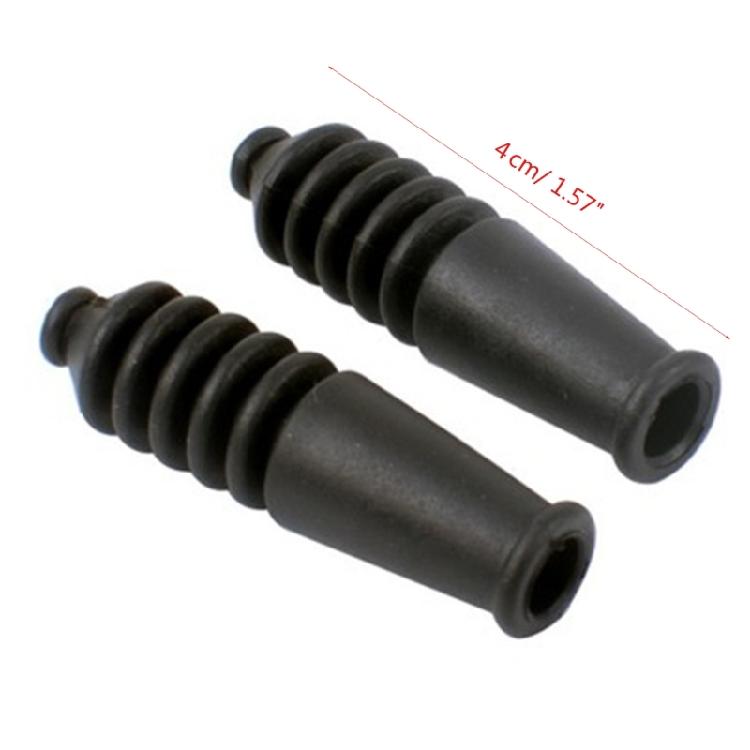 8 Stück Fahrradbremsrohr mit Gummimanschette Fahrradbrems-Biegerohr Kunststoffhülsen