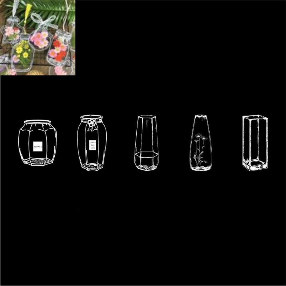 1Bag Bookmark Maker Pressed Flower Bookmark Herbarium Bookmarks Transparent Dried Flower Bookmarks Flower Page Bookmark