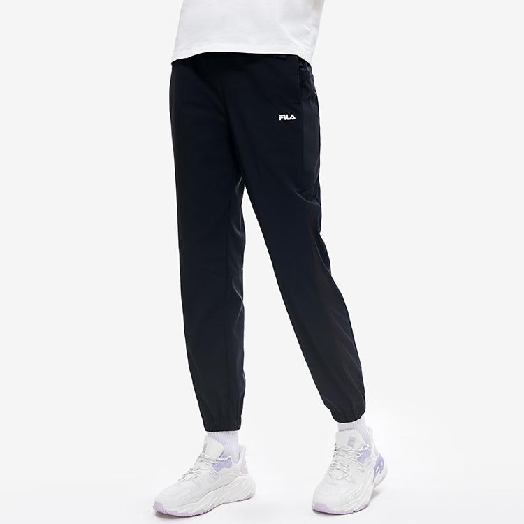 Fila Casual Woven Breathable Running Pants Women Pants Black F11W229803FBK