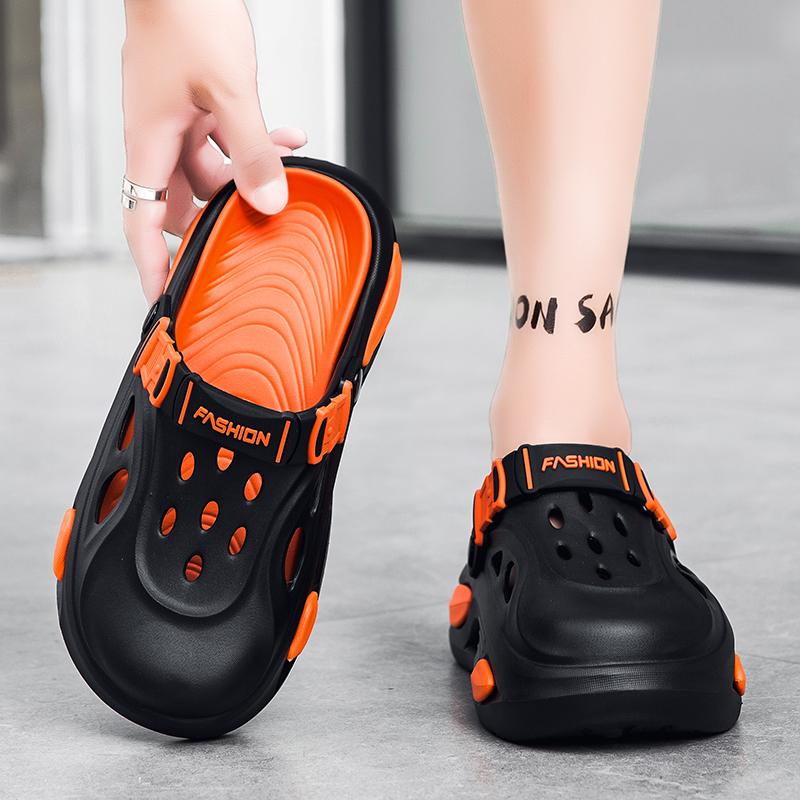 Men's EVA Sandals Non-slip Breathable Thick Sole Shoes Casual Beach Slippers for Outdoor Indoor