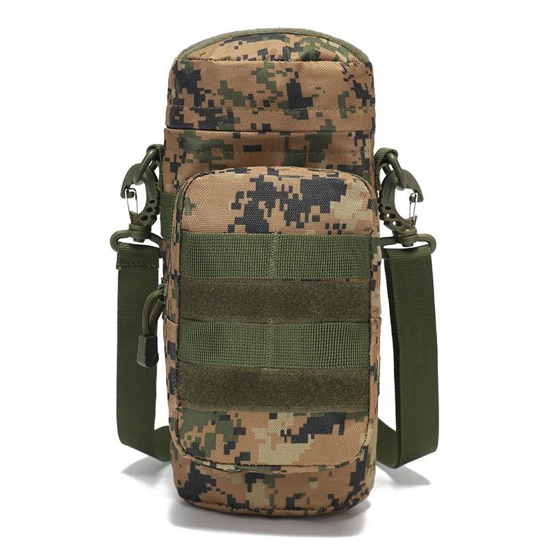 Multi-Functional Water Bottle Pouch Fishing Hiking Cycling Outdoor Sports Waist Bag Oxford Fabric